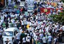 Multitudinaria marcha blanca y el quiebre de la unidad sindical